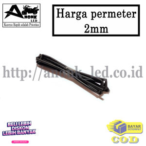 1Meter Solasi Bakar Hitam / Heatshrink Tube / Selongsong Kabel Bakar 1Meter / Karet pembungkus kabel