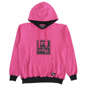 ANYWAY JUMPER HOODIE "ANY-WAY" PINK 035