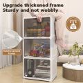 Yuumi New Large Space Transparent Almari Baju Plastik Cabinet Storage Box Cabinet Kitchen Chest Drawer Kabinet Dapur Wardrobe Clothes Cupboard 衣橱. 