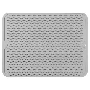 ✨Dish draining mat water mat heat-resistant non-slip mat 3-in-1 heat-resistant waterproof for use in the kitchen/bathroom/balcony
