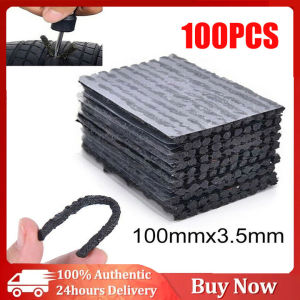【COD】24hours delivery✅100PCS Car Tubeless Seal Strip Tyre Tubeless Seal Strip Plug Tire Puncture Repair Recovery Kit Tire
