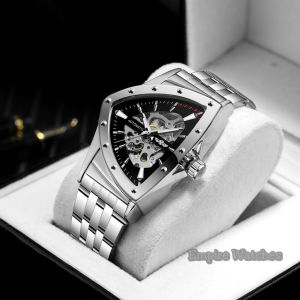 Empirewatches Jam Tangan T-Winner TW8243 Cowok Analog Rantai Stainless Mesin Automatic Kualitas Original Waterproof