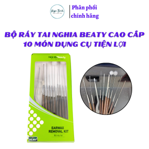 BỘ LẤY RÁY TAI NGHĨA BEAUTY-10 MÓN DỤNG CỤ CAO CẤP (CHÍNH HÃNG)