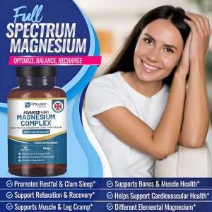 Magnesium Glycinate Complex Tablets Highly Absorbable Magnesium Improves and relieves muscle soreness De-stresses and soothes nerves A must-have for insomniacs