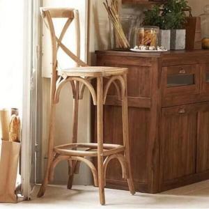 CSBC 018 Solid Wood High Bar Stool