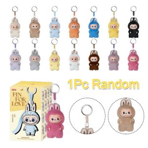 GOOD MOOD BEAUTY ซีรีส์ POP MART FOR LOVE กล่องสุ่ม LABUBU มินิ 4.0 ไวนิล ตุ๊กตา LABUBU ใหม่ 11 ซม. กระเป๋าพวงกุญแจขนนุ่ม คอลเลกชันแฟนๆ