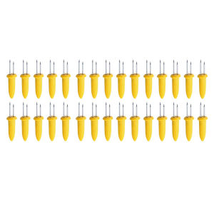 HUAGUES Cooking 10/30/50 pcs Sweetcorn Dessert BBQ Supplies Home Kitchen Gadget Corn Skewer BBQ Prong Set Grilling Fork Corn Holder
