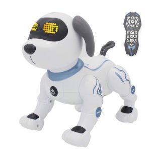 Remote Control Robot Dog Toy Electronic Stunt Puppy Voice Control Programmable Interactive with Commands Sing Dance Bark