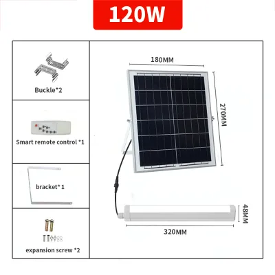 GEEK Solar fluorescent lamp 250W Solar light Daylight solar lights outdoor waterproof led lamp with Panel