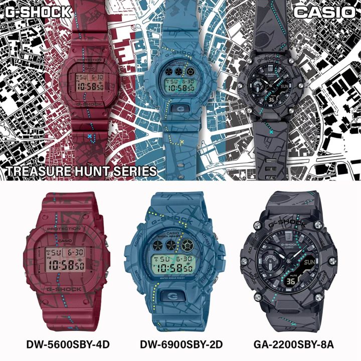 Casio G - Shock Men Watch DW-5600SBY DW-6900SBY GA-2200SBY 