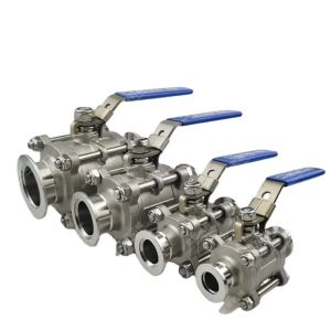 Hanson8 ISO-KF Vacuum Flange Ball Valve 304 Stainless Steel KF10 16 25 40 50 Manual Ball Valve Quick Connect Valve H5K8Q