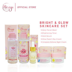 Mireya Bright & Glow: Paket Skincare Siang Malam untuk Mencerahkan & Melembabkan Kulit