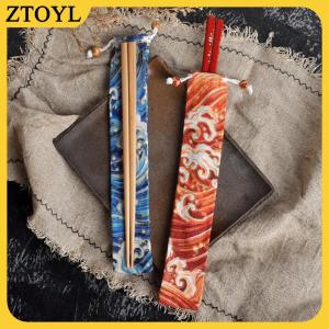 ZTOYL 1pcs tái sử dụng rơm Pouch túi cho kim loại rơm dao kéo đầy màu sắc du lịch cắm trại đũa muỗng nĩa dao lưu trữ túi container
