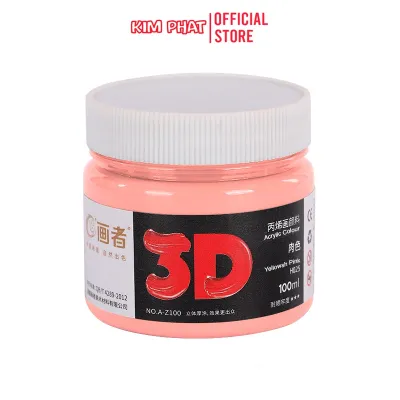 Màu Nước Acrylic 3D - 100ml - DIY Chính Hãng - Vẽ Trên Mọi Chất Liệu (1 Lọ)