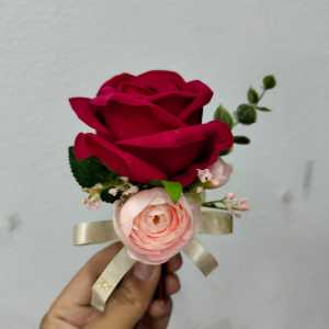 Buket bunga artificial - Hand Bouquet Wedding - Buket Wedding CORSAGE A017