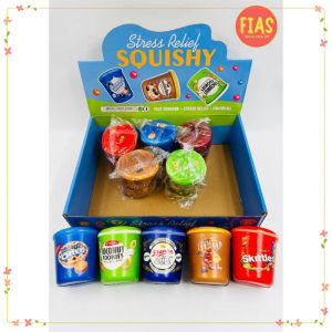 12 Pieces Sweet Snack Squishy Toy Stress Relief A1419-9 / Wholesale Paninda