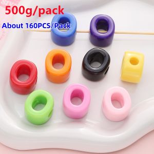 [Wholesale] ManilaGo 500g Chunky Letter Beads Acrylic Large Hole Letter Beads for Charm Keychain Bracelet Making