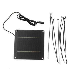 Multipurpose 12V 4W Solar Power Board Module with 5521 Port for Low Wattage Appliances Outdoor Use