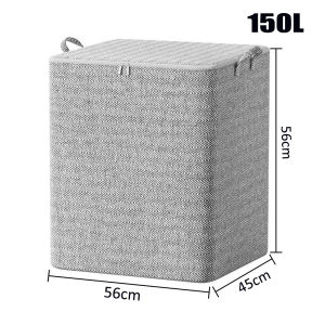 Túi đựng chăn màn cỡ lớn 100L150L200L túi đựng đồ đa năng có thể gấp gọn túi đựng quần áo chăn mền