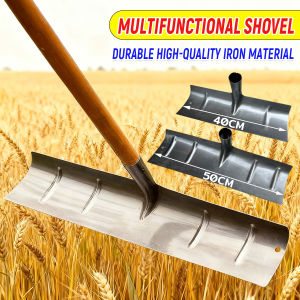 Vacaka Professional Iron Livestock Manure Scraper Shovel Multifunctional Shovel Head for Farm and Garden