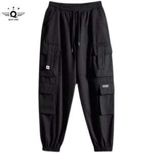 2XL 5XL 8XL กางเกงขายาวชายไซส์ใหญ่ กางเกงลำลอง กางเกงคาร์โก้ ใส่สบาย ระบายอากาศดี ใส่ทำงาน หรือสไตล์สตรีท แฟชั่นวัยรุ่น 2025