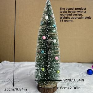 SPARAK Nhựa Cây thông Noel cây tuyết tùng. Mini 15/20/25/30 cm Cây trang trí để bàn cho Lễ hội Nhà Búp Bê Chất lượng cao. Cây thông tuyết dùng để trang trí Giáng sinh trên bàn làm việc.