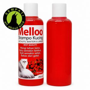 SEMPATI Melloo Shampoo Kucing 250ml Degreaser Cat Shampoo Sampo Kucing Anjing Kitten Puppy Sabun Mandi Obat Solusi Anti Kutu Jamur Scabies Rontok Hair Body Care Flea Tick Deodorizing Grooming Parfum Kucing