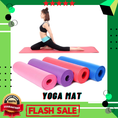 Non-Slip Pink Yoga Mat Perfect for Fitness and Yoga Practice