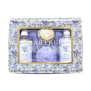 Crabtree & Evelyn Luxury Bath Gift Set Body Wash Body Lotion Spa Set Peach & Wisteria Body Care Set