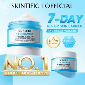 Skintific 5X Ceramide Moisture Gel 30g | 5 Types Ceramide Barrier Repair Hydrating Gel Sensitive Skin Moisture Lock