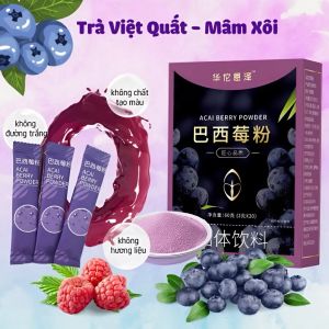 rà Berry Healthy Acai – Việt Quất – Mâm Xôi 20 Gói Không Đường Không Màu Thanh Lọc Cơ Thể Tự Nhiên
