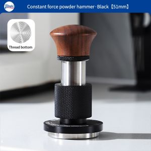 BINCOO Coffee Tamper Constant Force Powder Press Hammer 30 lb Impact Powder Italian Coffee Machine Utensils 51MM/58MM