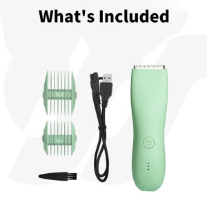 Rechargeable Professional Body Hair Trimmer Groin Manscape Trimmer For Men Electric Ball Shaver Replaceable Groomer