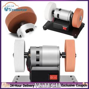 【Local Shipment】 Multifunctional Grinding Polishing Machine 7 Adjustable Speed Electric Bench Grinder Sanding Machine for Metal/Wood/ Making/Jewelry Buffing