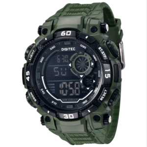 Jam tangan pria Digitec 5030 tali rubber digital original