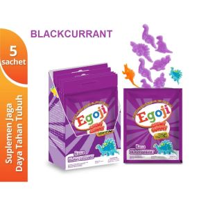 Egoji Chewy Gummy 1 Box isi 5 Sachet Suplemen Jaga Daya Tahan Tubuh