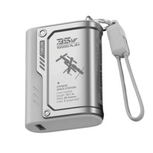 Pin sạc dự phòng sạc nhanh 35W dung lượng 10.000 mAh trang bị cổng PD Type C + QC 3.0 USB-A hiệu WIWU Shield - Thiết kế nhỏ gọn phong cấp phi hành gia iPhone 16 15 14 13 12 11 iPad Pro S25 S24 S23 S22 Fold Flip Oppo Xiaomi