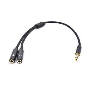 3.5mm Signal Y Splitter Cable Male to 2x3.5mm Female Adapter Speaker Headphones Extension Cable Headphones Splitter