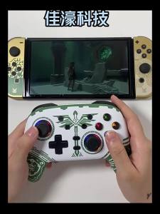 Wireless Gamepad Controller: NS Switch OLED Pro Gamepad Controller One Click Wake-up Bluetooth-compatible Joystick for PS4 PC IOS