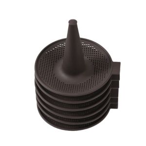 GAOSU 6Pcs Hình nón Khuôn bánh rán silicon Di động Cà phê Khuôn bánh mì để nướng Bền Dễ sử dụng Bộ chảo bánh mì Nướng bánh