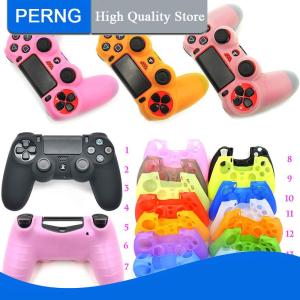 [PERNG] Tehe Soft Silicone Protective Control Cover For Playstation 4 Controller Skin PS4 Gamepad Case With Joystick Grip Caps