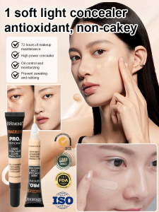 Moisturizing Foundation Sweatproof Concealer Lightweight NonSticky Blemish Cover