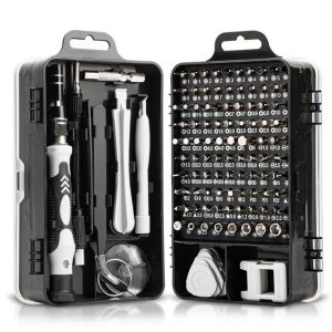 115-in-1 Precision Screwdriver Set – Mobile Phone Laptop Watch Computer Repair Tool Kit with Magnetic Bits & Storage Case