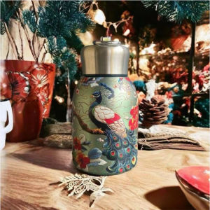 300ml Portable 304 Stainless Steel Insulated Cup Thickened Coffee Mug Leak-Proof Mini Water Bottle Outdoor Travel Office