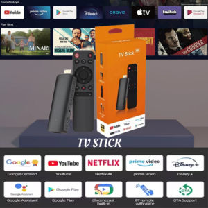 Smart TV Stick TV Receiver TV Box 8GB+128GB HD Multimedia Player 2.4G/5G Dual WiFi Compatible Google Assistant Disney+ Youtube TV Receivers TV Box For Not Smart TV