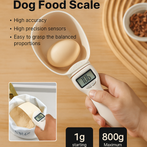 800g Big Head Model Household Electronic Scale Spoon LCD Digital Baking Weighing Scale Highly Accurate Measuring Spoon Coffee Bean Salt Sugar Flour Spices Dog Food