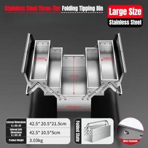 Tool Box Stainless Steel Multi-Function Tool Box Set Industrial Grade Tool Box Storage