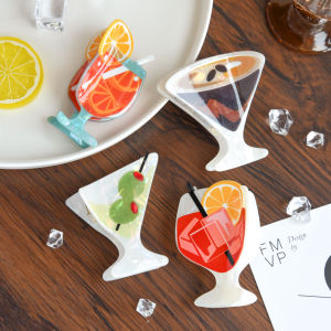 Dòng đồ uống MỚI Cocktail Soda Kẹp tóc Acrylic Kẹp tóc Bãi biển mùa hè Kẹp tóc Cua Phụ kiện tóc cho các cô gái nữ2026