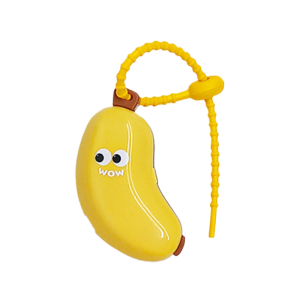 Travel Banana Shape Toothbrush Head Holders Protectors With Clip For Travel Bathroom Essential Slimly Design Easy Storage