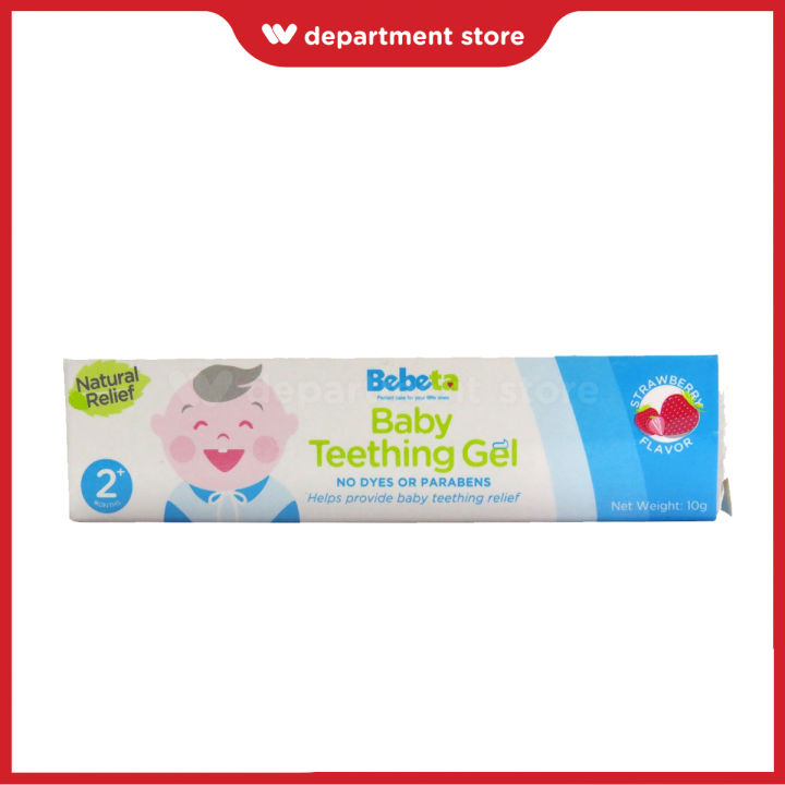 BEBETA 100% Authentic Baby Teething Gel Strawberry Flavor 10g